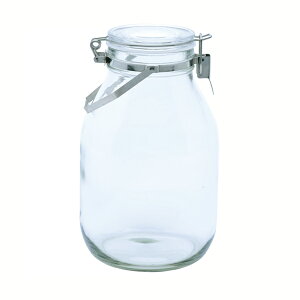 【数量限定】保存瓶 取手付き密封ビン ガラス瓶 大型 大きい 保存容器 果実酒 梅酒びん 3L
