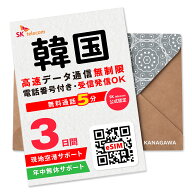 【SKTelecom公式認証】韓国eSIM 3日間(72時間) 電話番号付き 最初の5分発信無料(韓国国内) 楽天メッセー…