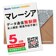 【マレーシアeSIM】5日間(120時間) データ無制限 即日利用 楽天メッセージにてQRコード送信 お急ぎの方(…