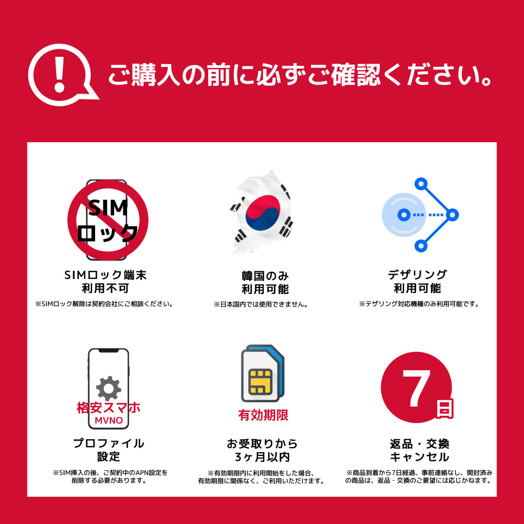 韓国30日間(720時間) SIMカード KT正規品 高速データ無制限 有効期限 2023年10月31日 SIMカード