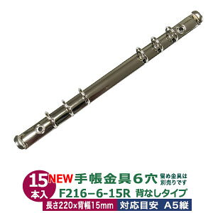 oC_[yF216-6-15Rz15{  229mm w 15mm O a 15mm wȂ^Cv 6 Vo[ jbPbL SA5c A5TCY tBΉ a5 t[_CA[ rX JV xbg 