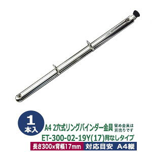 A4TCY OoC_[yET300-02-19Y(17)z1{1  300mm w 17mm wȂ^Cv 2 Vo[ jbPbL S Jo[t eR