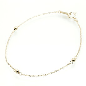 ブレスレット レディース 18金イエローゴールド K18YG