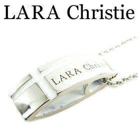 LARA Christie ララクリスティー マリンクロスネックレス ホワイト レディース ネックレス シルバー925 エナメル P3119-W
