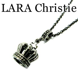 LARA Christie ララクリスティー マイクロミニシリーズ ラコロナネックレス ブラック メンズ ネックレス シルバー925 P5721-B