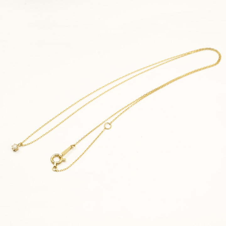 楽天市場】訳あり 6本爪 ネックレス ダイヤモンド 0.05ct 10金イエロー 