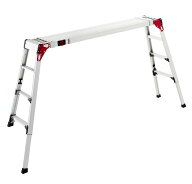 ハセガワ DSL1.0スノコ式足場台 DSL1.0-2712 脚部伸縮式 最大使用質量：120kg 独自の天板伸縮ロック機構…