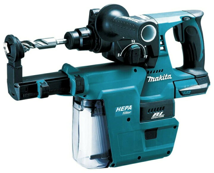 楽天市場】(マキタ) 24mm充電式ハンマドリル HR244DZKV 青 本体+集じん 