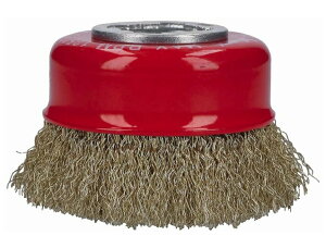 (ボッシュ) X-LOCK カップワイヤーブラシ カップ形 真鍮0.3mmストレート 2 608 620 730 外径75mmφ 最高使用回転数12500min-1 鉄鋼・非鉄金属用 2608620730 BOSCH