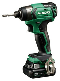 HiKOKI 10.8V コードレスインパクトドライバ WH12DD(2LS) 4.0Ahバッテリ(BSL1240M)x2個+急速充電器(UC12SL)+ケース付 LEDライト付 10.8V対応 ハイコーキ 日立