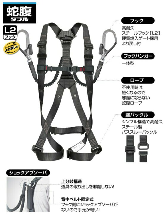 楽天市場】新規格 タジマ セグネス501 ランヤード一体型セット 