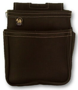ふくろ倶楽部 朱雀 腰袋 (大) 2段 SZ-875-2 Kip Leather キップレザー 釘袋 腰袋 H230xW185xD100mm 010796 在庫