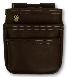 ふくろ倶楽部 朱雀 腰袋 (大) 3段 SZ-875-3 Kip Leather キップレザー 釘袋 腰袋 H230xW185xD115mm 010802 。