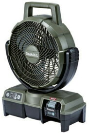 (マキタ) 充電式ファン CF001GZO オリーブ 本体のみ 扇風機 自動首振り機能付 家庭用電源 AC100V使用可能 羽根径235mm 最大風速190m/min 40Vmax対応 makita