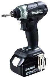 (マキタ) 充電式インパクトドライバ TD157DRGXB 黒 バッテリBL1860Bx2本+充電器DC18RF+ケース付 全長133mm 最大締付トルク140N・m 18V対応 makita