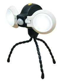 ムサシ どこでもセンサーライトダブル ASL-092 乾電池式LED 屋外(防雨基準IP43)※水中・暴風使用不可/屋内用 約170ルーメン RITEX 送料無料 在庫