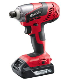 京セラ 充電式インパクトドライバー BID-1805 色調：赤 フルセット品 18V対応 KYOCERA リョービ