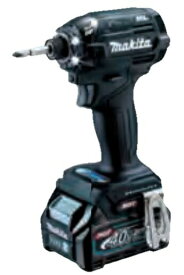 マキタ 充電式インパクトドライバ TD002GRDXB 黒 バッテリBL4025x2本+充電器DC40RA+ケース付 全長119mm 40V対応 makita 在庫