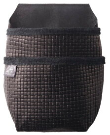 ふくろ倶楽部 釘袋 ミニ LEG-311 材質：本革 ビス・小物入 腰袋 H230(180)xW190xD30mm 100855 小型便 。