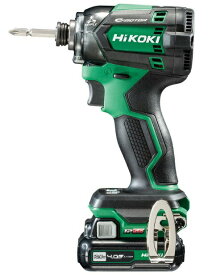 HiKOKI コードレスインパクトドライバ WH12DCA(2LS) バッテリ(BSL1240M)x2個+急速充電器(UC12SL)+ケース付 10.8V対応 ハイコーキ 日立