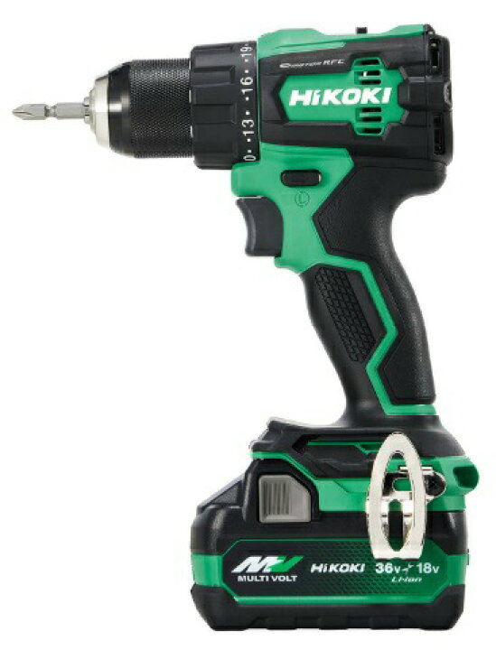 楽天市場】HiKOKI コードレスドライバドリル DS18DE(2XPZ) バッテリ 