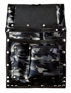 ふくろ倶楽部 伝説 かりわく(鋲止) 「迷彩」 HB-301CM 腰袋 100176 。