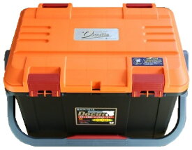 NEW(リングスター) 大型工具箱 ドカット D-5000 オリジナルカラー 本体マットブラック/ 蓋オレンジ/レッドバックル 中皿が小さくなりました 在庫