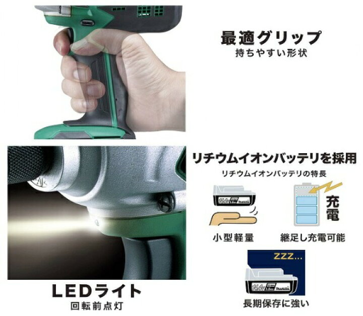 楽天市場】マキタ 充電式インパクトドライバ M695DSA バッテリBL1420G+ 