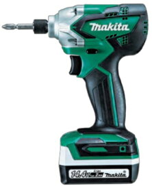 (マキタ) 充電式インパクトドライバ MTD001DSAX バッテリBL1420Gx2本+充電器DC18SG+ケース付 ライトバッテリ専用 14.4V対応 makita