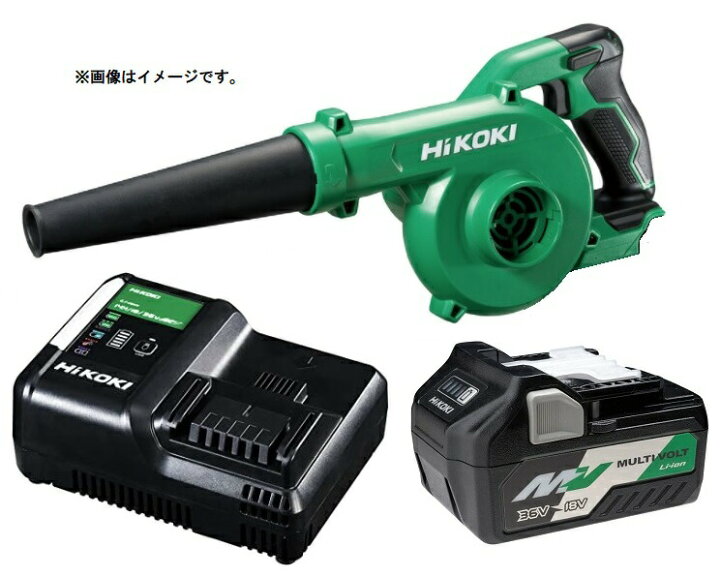 楽天市場】HiKOKI コードレスブロワ RB18DC(XP) バッテリBSL36A18+充電 