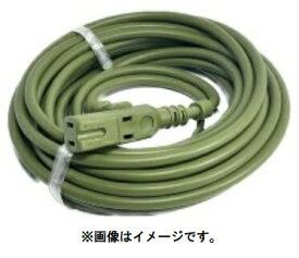 フジマック JE-1505-MG アースカラーソフト延長コード 5M モスグリーン 延長コード FUJIMAC 小型便 '