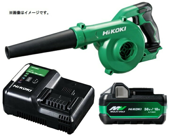 楽天市場】HiKOKI コードレスブロワ RB18DC(NN)+バッテリBSL36A18X+ 