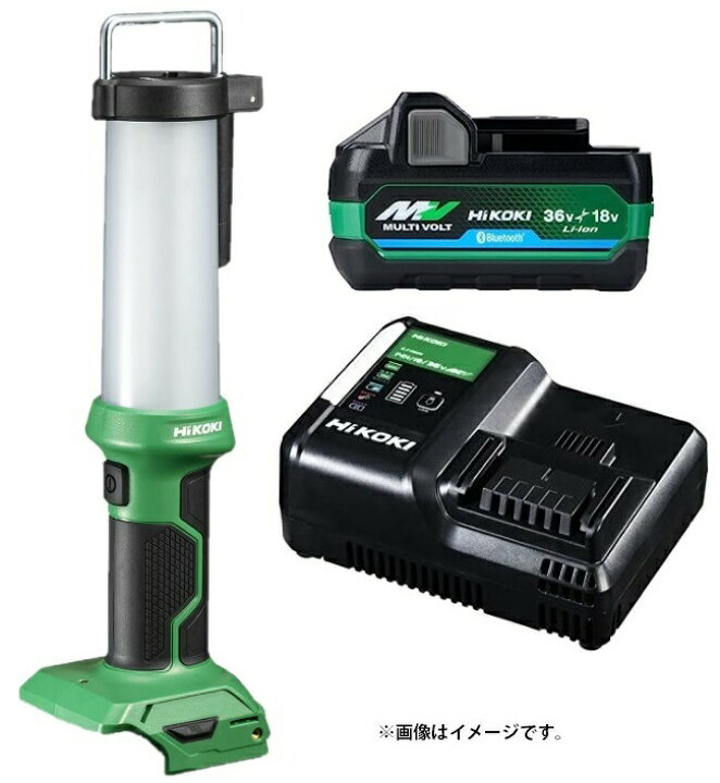 楽天市場】HiKOKI コードレスランタン UB18DF(NN)+バッテリBSL36A18BX+ 