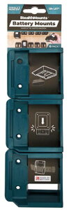 �X�e���X�}�E���g BM-MK18-BLU-6 �o�b�e���[�}�E���g �u���[ �}�L�^18V�E14.4V�o�b�e���[�p�z���_�[ StealthMounts ���^�� �B
