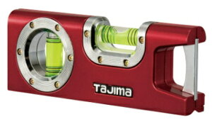 タジマ モバイルレベル 120 レッド ML-120 赤 長さ120mm 磁石付携帯型アルミ製水平器 TJMデザイン 160058 ネコポス可 '