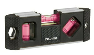 タジマ オプティマレベル130 シルバー OPT-130S 銀 長さ130mm 磁石付携帯型アルミ製水平器 TJMデザイン 162892 ネコポス可 '