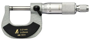 �V���� �}�C�N�����[�^�[ 0�`25mm 78935 ����͈�0.01�`25mm ���^�� �B