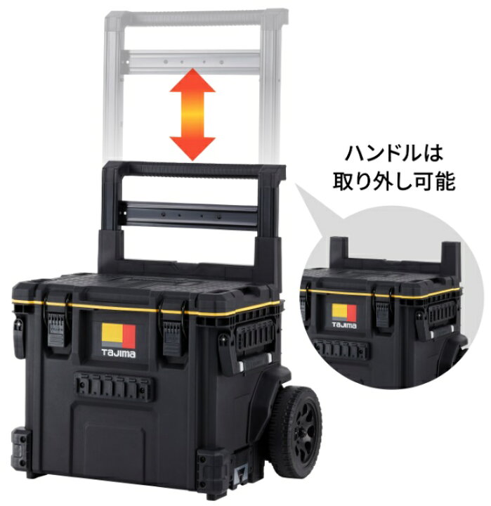 楽天市場】タジマ セフキャリーツールボックス TB-TBOXC 内側・外側に 