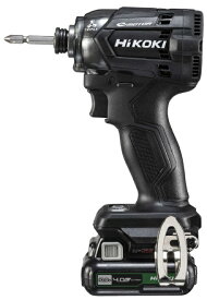 HiKOKI コードレスインパクトドライバ WH12DCA(2LSB) ストロングブラック バッテリ(BSL1240M)x2個+急速充電器(UC12SL)+ケース付 10.8V対応 ハイコーキ 日立 在庫