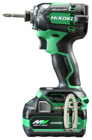 HiKOKI コードレスインパクトドライバ WH18DC(2XPZ) アグレッシブグリーン バッテリ(BSL36A18X)x2個+急速充電器+ケース付 18V対応 ハイコーキ 日立