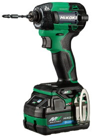 HiKOKI コードレスインパクトドライバ WH36DD(2XHLSZ) アグレッシブグリーン バッテリBSL36A18BXx2個+急速充電器+ケース+ビット付 36V対応 日立 ハイコーキ 在庫