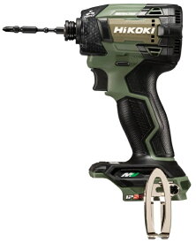 HiKOKI WH36DD(NNG) コードレスインパクトドライバ フォレストグリーン 本体+ビット付 36V対応 日立 ハイコーキ