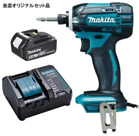 マキタ 充電式インパクトドライバ 青 TD149DZ+バッテリBL1860B+充電器DC18WC付 18V対応 makita 当店オリジナルセット品