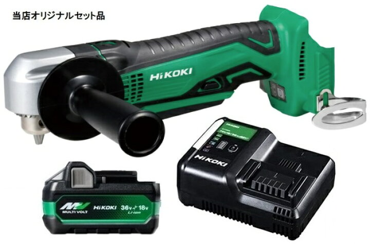 楽天市場】HiKOKI コードレスコーナドリル DN18DSL(NN)+バッテリ 