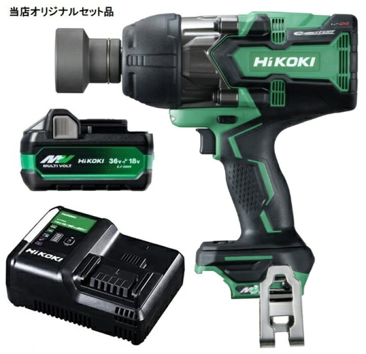 楽天市場】HiKOKI コードレスインパクトレンチ WR36DA(NN)+バッテリ 