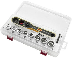 �A�l�b�N�X AOA-17S1 �I�t�Z�b�g�A�_�v�^�[ 17mm �\�P�b�g�Z�b�g ANEX 278823 ���^�� '