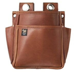 ふくろ倶楽部 SZ-876-2 朱雀 匠威-SYOUI プルアップレザー 腰袋 大 2段 101654 。