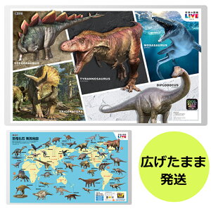 2025年度版 デスクマット 恐竜柄 DM-23RX くろがね 学研LIVE 学習デスク 学習机 勉強机 学習椅子 学習机用デスクマット 世界地図 恐竜 ティラノサウルス トリケラトプスくろがねデスクマット ク