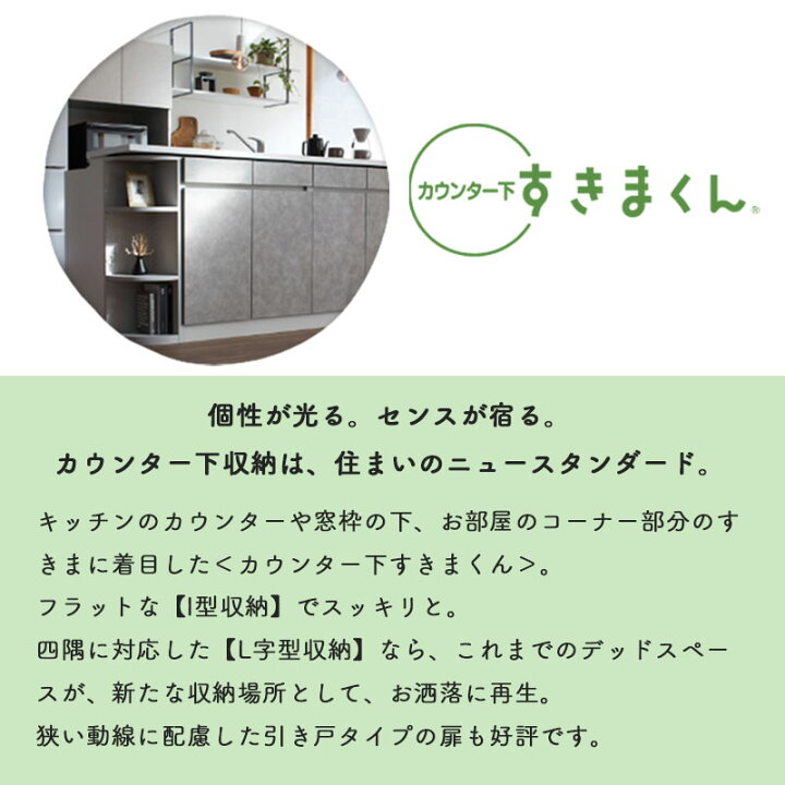楽天市場】【開梱設置無料】 すきまくん カウンター下収納 CSD T160 