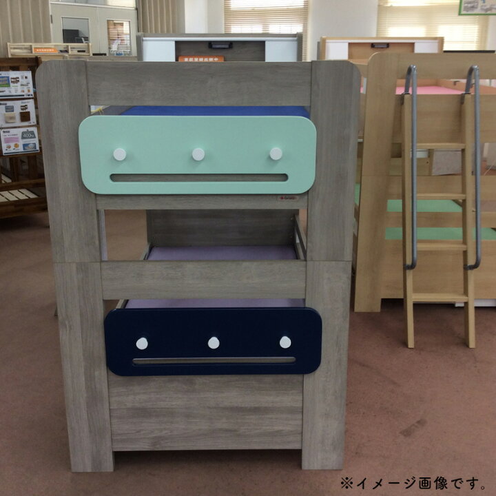 楽天市場】Granz グランツ 2段ベッド カラリス フラットタイプ 引出し 